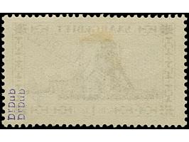 1 Franc mit dunkelrotkarminem Aufdruck, sauber ungebraucht, tadellos. Eine der großen ungebraucht-Seltenheiten, ProFi hat led