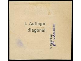 1900, 5 pf. auf Diagonalaufdruck 10 Pfg. mit Stempel “FUTSCHAU DP 22.9.00” auf Briefstück in einwandfreier Erhaltung. Ein seh