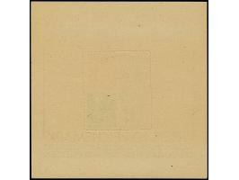 Weihnachts-Block auf graugefasertem Papier, postfrisch, in tadelloser Erhaltung. Bisher sind nur ganz wenige postfrische Exem