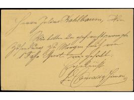 ½ Gr. ziegelrot mit Plattenfehler “durchgehender heller senkrechter Strich im linken Rahmen”, durch die Dezentrierung sehr kl