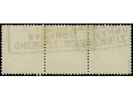 5 Gr. ockerbraun mit Plattenfehler “heller kreisförmiger Fleck in Bogen der rechten Wertziffer 5” (Feld 17) im waagerechten, 