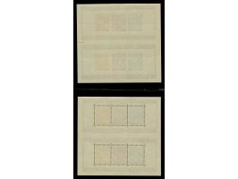 Altershilfe-Blockpaar in senkrechten Paaren, postfrisch, übliche Kalenderbüge