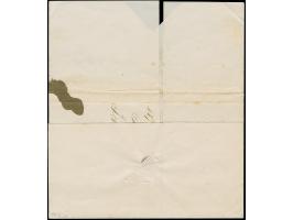 1875, “AUS WESTINDIEN ÜBER CÖLN P.HAMBURG. DAMPFER &nbsp;4.7.7(5)” rückseitig klar auf Faltbriefhülle mit Absenderstempel des