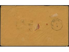 “4½/2 Sgr. AMERIKA ÜBER BREMEN”, roter L3 recht klar auf Briefkuvert mit Leitvermerk “per Steamer Washington via Bremen” von 