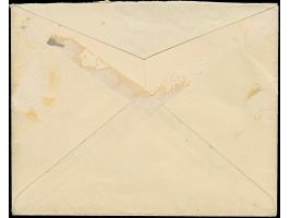 “DSP LINIE HAMBURG-PHILADELPHIA III 1.11.13” zweimal klar auf zwei Einzelmarken Germania 10 Pfg. auf Vordruckbrief der “Hambu