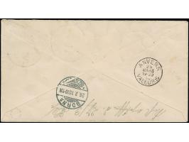 “DSP OST-ASIATISCHE HAUPTLINIE *d 25.3.10” mehrfach klar auf senkrechtem Viererstreifen Germania 10 Pfg. auf R-Brief mit R-Ze