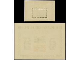 1948, Hochwasserhilfe-Blockpaar, einheitlich Type VII, postfrisch, tadellos, teils sign. mit zwei Fotoattesten Geigle BPP (20