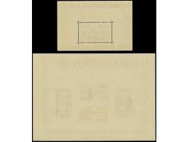 1948, Hochwasserhilfe-Blockpaar, einheitlich Type VIII, postfrisch, tadellos, teils sign. mit zwei Fotoattesten Geigle BPP (2