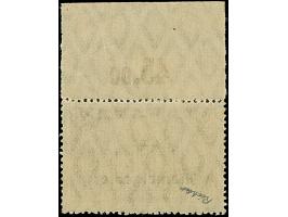 1920, 1,50 Mark schwärzlichbraunocker, Oberrandstück, postfrisch, zwei Zahnspitzen winzig fleckig, sonst tadellos, eine sehr 