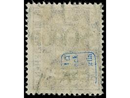 50.000 auf 500 M., Aufdruck rußig, sauber gestempelt "OLIVA 3.10.23.". Einwandfrei. Signiert Infla und Fotoattest Gruber BPP 