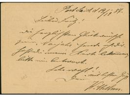 “DSP MITTELMEER-LINIE *c 23.12.87” klar auf Ägypten Ganzsachenkarte 20 Pa. mit Text und Datierung “Port Said 19.12.87” an die