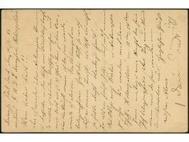 “DSP MITTELMEER-LINIE *a 3.6.88” (D. Hohenzollern) recht klar mit handschriftlichem Aufgabevermerk “Brindisi” auf Ganzsachenk