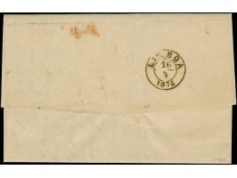 5 Gr. ocker, zwei Einzelwerte, in Mischfrankatur mit gezähnter &nbsp;2 Gr. ultramarin, mit Hufeisenstempel "SOLINGEN 9 MAI 71