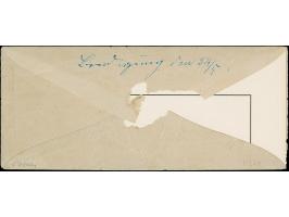 18 Kr. ocker, zwei Einzelwerte, in Mischfrankatur mit 2 Einzelwerten 3 Kr. gezähnt, mit EKr. "GIESSEN 23 5 71" auf rückseitig