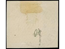 Krone/Adler 20 Pfg. mit klarem EKr. “PEKING DP 22.1.01” auf Briefstück. Die farbfrische Marke ist gut gezähnt und in einwandf