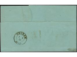 1 Gr. karmin, 2 Einzelwerte in unterschiedlichen Nuancen, davon eine fehlerhaft aufgeklebt (Portmonee-Marke), mit 3 Werten 5 