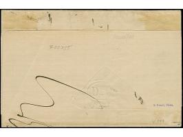 2 Kr. orange, waagerechter 4er-Streifen und Einzelmarke, bei letzterer ein Fehlzahn kaschiert, sonst bis auf geringe Zahnunre