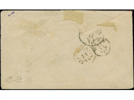 1 Kr. grün, 2 Kr. orange und 7 Kr. blau, als Streifen geklebt, mit EKr. "FRANKFURT A.M. 11/12 71" auf Briefumschlag der bekan