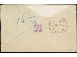 3 Kr. karmin mit klar auf- und nebengesetztem EKr. "CRONBERG 11 8 71" (Groschengebiet) auf kleinem Briefkuvert nach Köln. Die