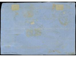 3 Pfg. grauviolett, zusammen mit 2 Sgr. ultramarin, waagerechter 3er-Streifen und Einzelstück sowie 2 Einzelwerten 3 Sgr. ock