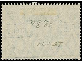 1916, 2F50C. auf 2 Mark schwärzlichultramarin, 25:17 Zähnungslöcher, sauber gestempelt "Postüberwachungsstelle 19.1.17", tade