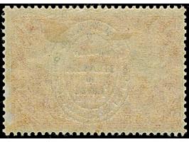 1920, Aufdruckausgabe im Hochoval 1 Mark mit kopfstehendem Aufdruck, sauber ungebraucht, tadellos, eine seltene Marke, Fotoat