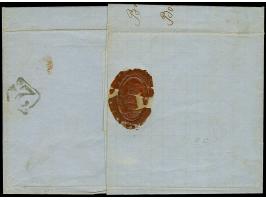 3 Sgr. im waagerechten 4er-Streifen, etwas unregelmäßig geschnitten, teils berührt und 3 Werte kleine Randspalte, mit Ra2 "BA