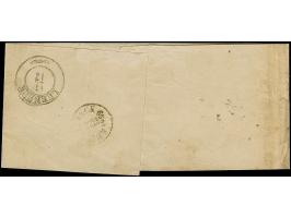 4 Pfge. grün und 1 Sgr. rosa, erstere rechts berührt, sonst beide breitrandig, mit Ra2 "ERFURT 16 12" auf vorgedruckter Zeitu