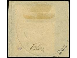 1919, Aufdrucktype I: Germania 25 Pfennig rotorange/schwarz auf gelbweiß, farbfrisch und gut gezähnt, sauber mit Stempel “Deu