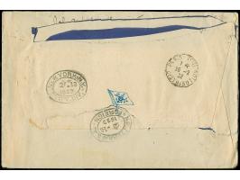 “DASP BREMEN-NEW YORK D. BREMEN 17.2.32” etwas undeutlich auf Stephan 80 Pfg. auf etwas überfrankiertem R-Brief der 2. Gewich