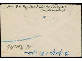 1915, Germania 20 Pfg. mit Stempel “STUTTGART No. 2 2.JAN.17” auf Tauchbootbrief mit Leitstempel “via San Francisco” via Brem