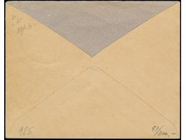 “DSP YANGTSE-LINIE a 12.1.07” (D. Mei-Dah) klar auf 10 C. auf 20 Pfg. auf Brief nach Leipzig. Der Umschlag mit Beförderungssp