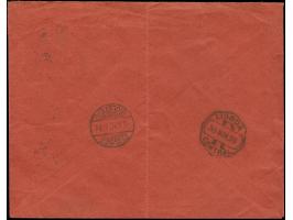 1926, “DSP LINIE BREMEN-LA PLATA k 29.3.26” mehrfach klar auf 1000 Jahre Rheinland 5 Pfg., 10 Pfg. und senkrechtes Paar 25 Pf