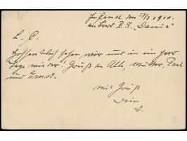 1908, Ganzsachenkarte 10 Bit. mit deutschem Schiffspoststempel “DSP LINIE HAMBURG-MEXICO VI. 4.3.10” (D. Dania) mit Text nach