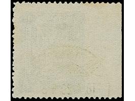 1920, 1. Mailänder Ausgabe 25 Pfennig dunkelultramarin, linkes Seitenrandstück, links senkrecht ungezähnt, sauber gestempelt,