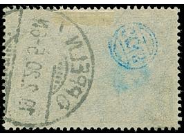 1920, Germania 2 Mark dunkelblau, farbfrisch und gut gezähnt, sauber gestempelt “OPPELN 19.2.20”, tadellos, eine seltene Mark