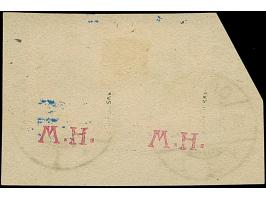 1920, Germania 7½+5 Pfennig im waagerechten Zusammendruck, farbfrisch und gut gezähnt, unten übliche Heftchenzähnung, sauber 