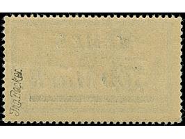 Nicht ausgegebene Marke: 1923, Freimarke 500 Mark auf 5 Francs schwärzlichblau/hellbraunocker, postfrisch, tadellos, ausgabet