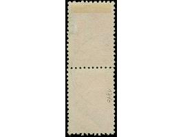 1941, 60 Kopeken lilarot, senkrechtes Paar, dabei die obere Marke mit um 90° gedrehtem, also senkrecht stehendem Aufdruck, di