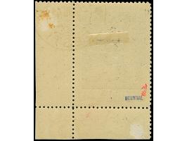 1941, Hauptpavillon 50 Kopeken mehrfarbig, rechte untere Bogenecke, farbfrisch und gut gezähnt, sauber gestempelt, tadellos, 