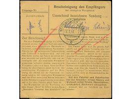 1947, 75 Pfg. im waagerechten Paar mit teils rauer Zähnung, mit Stempel “SAULGAU 24.2.48” als tarifgerechte Mehrfachfrankatur