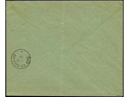 1899, 5 Pesa auf 10 Pfg. mit Stempel “KILWA 29.7.99” auf Vordruckbrief “E. Müller &amp; Devers, Zanzibar &amp; Dar-es-Salaam”