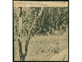 “KISSENJI (DOA) 13.8.13” sehr klar auf Kaiseryacht 4 H. mit Wasserzeichen auf Briefstück, in tadelloser Erhaltung. Ein sehr s