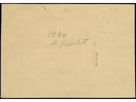1908, Friedensdruck 3 R. dunkelrot/grünschwarz mit Stempel “TAVETA DOA 2.1.15” auf Briefstück in einwandfreier Erhaltung, sig