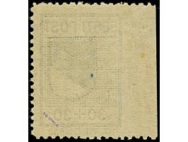 1941, Wappenschild 30 Kopeken, Type III, Feld 9, mit linkem Bogenrand, dort ungezähnt. Nach Eo Vaher ein sogenannter "double 