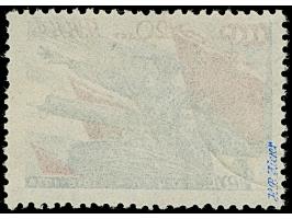 1941, Rote Armee 1 Rubel schwarz/dunkelrot, farbfrisch und ausgabetypisch gezähnt, sauber gestempelt, tadellos, eine sehr sel