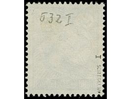 1934, Flugpost 20 Pfg. mit senkrechter Gummiriffelung und Plattenfehler “kleiner weißer Flügel am Fuß der 2”, gestempelt, in 