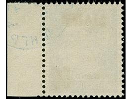 1941, 60 (Kopeken) auf Hitler 1 Pfennig schwarz, schwarzer Aufdruck, rechtes Seitenrandstück, farbfrisch und gut gezähnt, sau