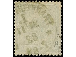 3 Pfg. zartsmaragdgrün, farbfrisch und typisch gezähnt mit klarem EKr. “FRANKFURT A/MAIN 1 *c 21.11.82” und in einwandfreier 