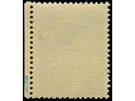 1941, 2 Dinar lilakarmin, rechtes Seitenrandstück mit doppeltem Aufdruck, postfrisch, tadellos, im Rand sign. Petric sowie Fo